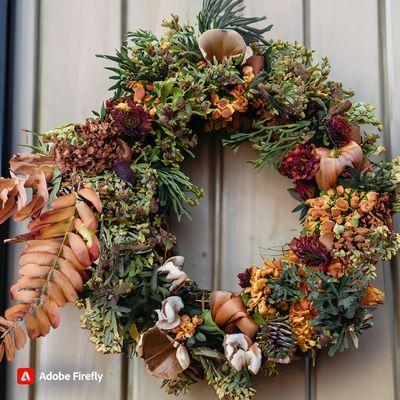 Call us today to purchase your Festive Fall Wreath