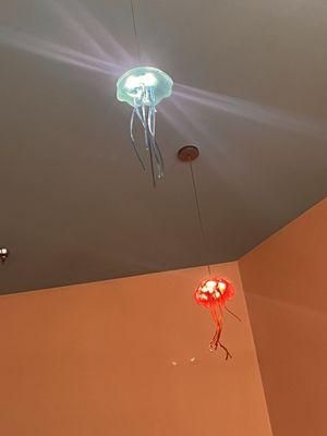 Jellyfish light fixture (Juneau Location)