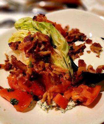 Wedge Salad with Blue Cheese