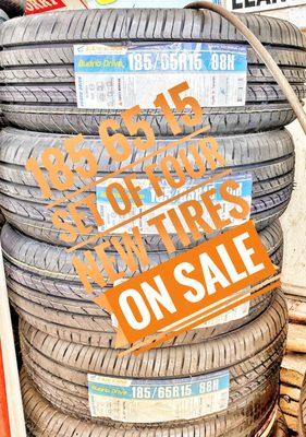 185 65 15 NEW TIRES SET OF 4 CALL 904 343 2771 FOR PRICE QUOTE