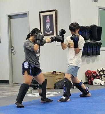 Teens focusing on defense