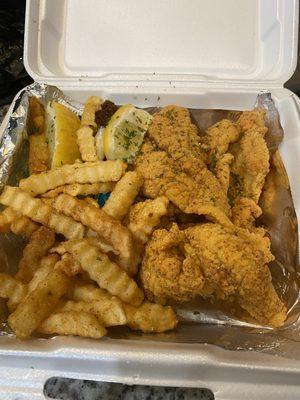 Fried Fish and Fries are good