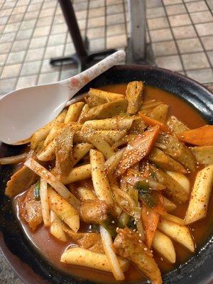 Tteok-bokki w/ fishcake