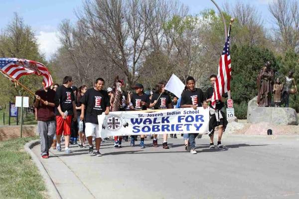 Each year, St. Joseph's holds three sobriety celebrations. The annual sobriety walk takes place in late April.