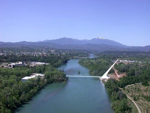 People worldwide come to see the Sundial Bridge. There's a little secret about it that can only seen from the air!