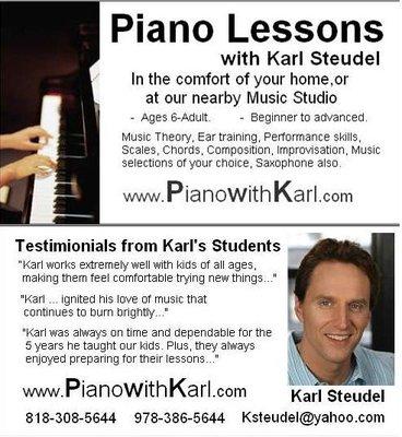 Piano Lessons at your home