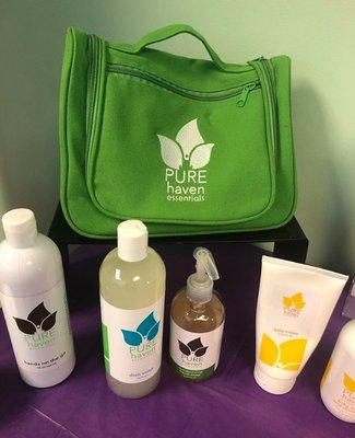 I partner with Pure Haven to sell their natural skin care products!