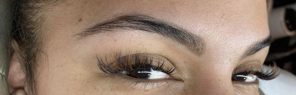 Brow wax and Hybrid fill