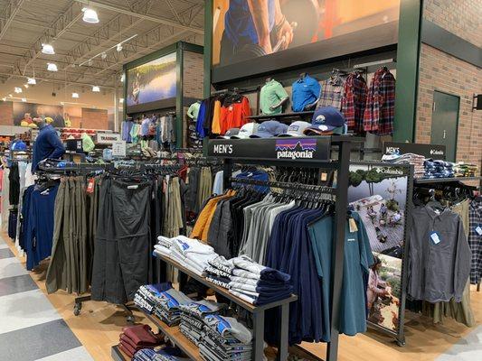 Men's section-- top outdoor brands