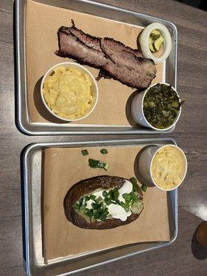 The most flavorful and tender brisket and some darn good macaroni and cheese!