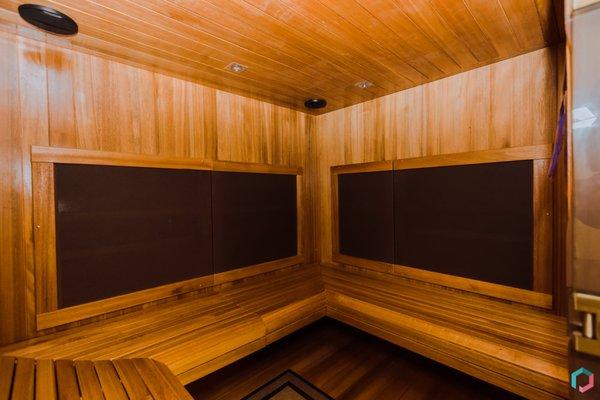 Our Infrared Sauna boosts immunity, assists with weight loss and recover.