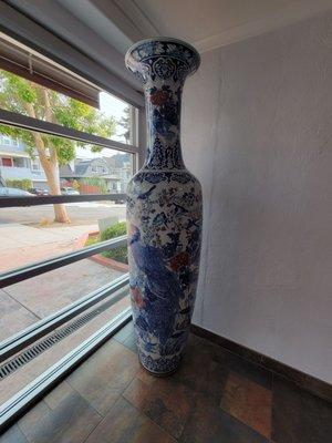 Huge vase in lobby