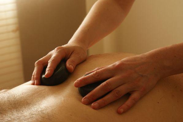 Hot stones, hot towels and aromatherapy are included with every session.