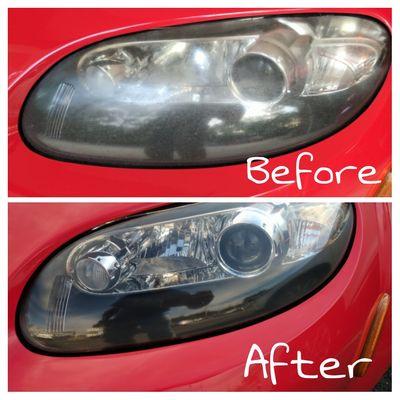 Headlight Restoration, turned out fabulous!