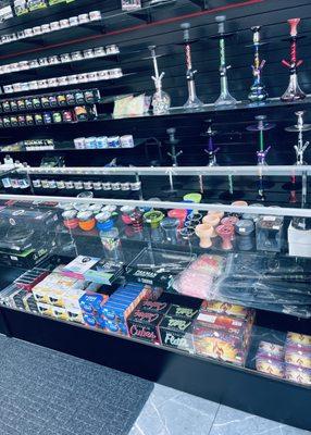 Hookah necessities, utensils, hookah flavors, Charcoal,