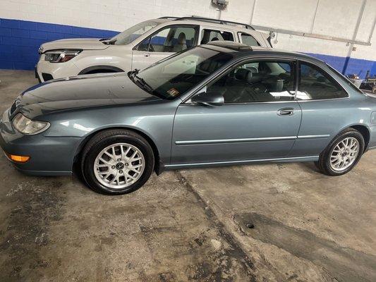 Car I purchased from Hermosa Motors. 1999 Acura CL 3.0 only 105k miles on her.