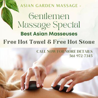 Asian Garden Massage
 2532 W Indiantown Rd A4, Jupiter, FL 33458
 Call us at 561-972-7345