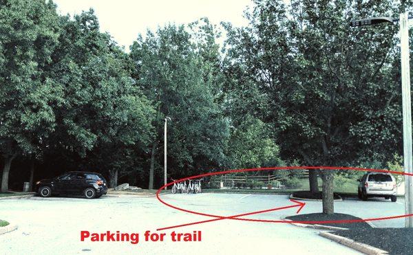 Chester Valley Trail, Berwyn Access -- parking for trail