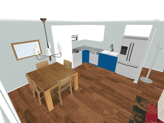 Longhorn kitchen layout