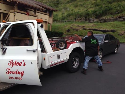 Really friendly service. Sylva's was the AAA contractor that came to my rescue.