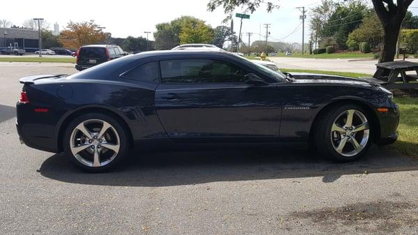 Window Tint on a 2014 Chevy Camero