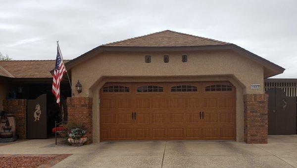 Amarr Steel Garage Door from the Oak Summit Collection.