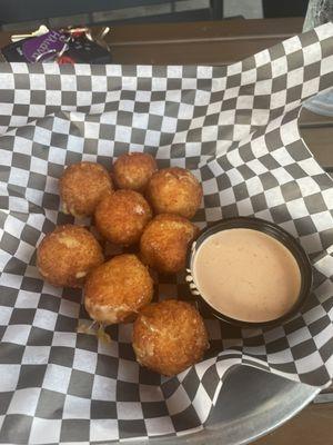 Mac and cheese bites