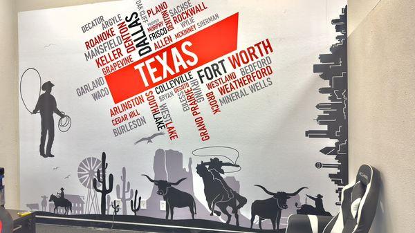 15x10 Custom Wallpaper #texas #dallas #customprinting
#wallpaper #digitalart #printdesign #interiordesign