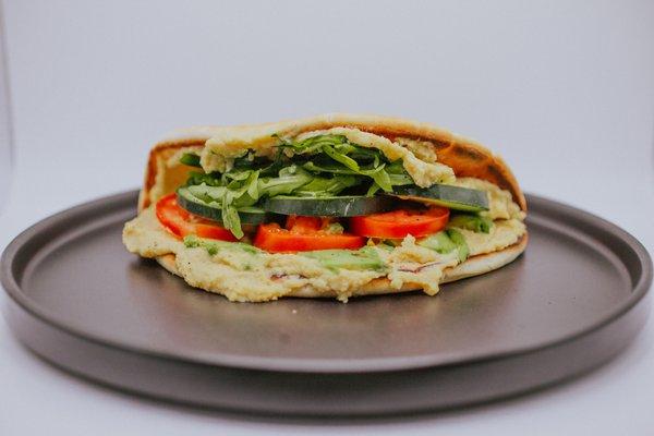 Hummus Pita sandwich