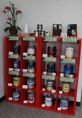 Our selection of quality paints and primers.