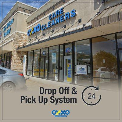 A Very Convenient System, 24/7 Drop Off & Pick Up System, you don't need to worry about our closing times. @oxxohouston