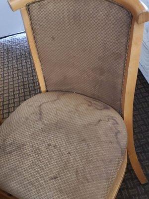 Dirty ass chairs.