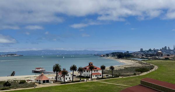 This is actually above the West Bluff on my way to walking across the Golden Gate Bridge