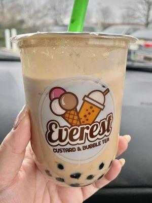 Milk Tea with Tapioca and 50% sugar