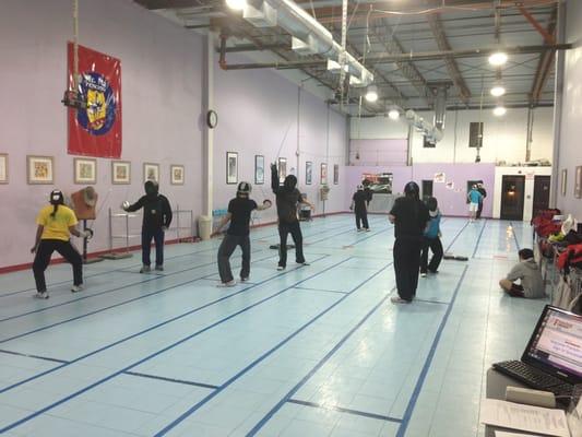 Fencing club, fencing class