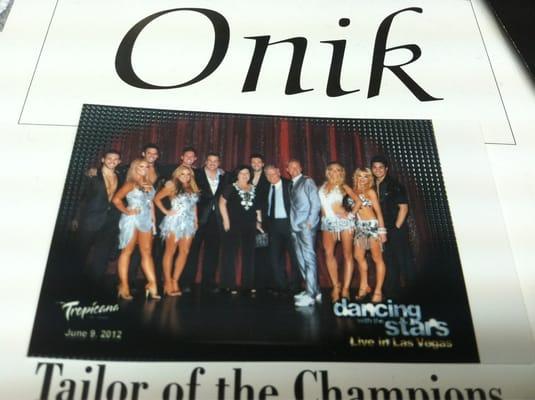 So pleased that Mr.Garo #onik came to watch me in #DWTS live in LV. Great memories.