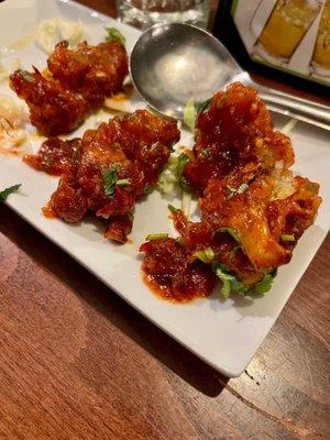 Fried cauliflower