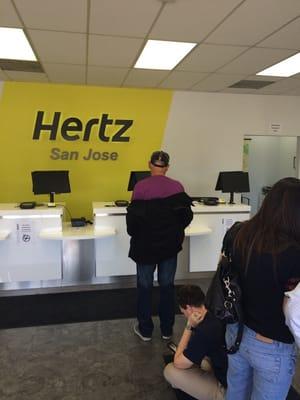 Worst place to rent a car one person working the desk!!