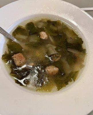 Homestyle Wedding Soup didn't have Noods!