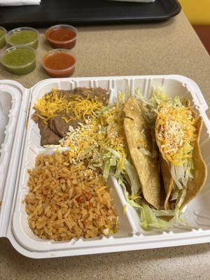 1 2 Taco Combo