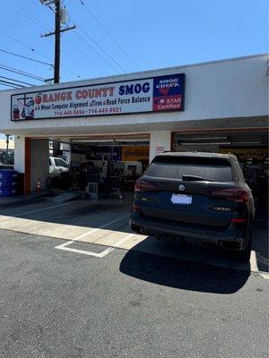 GETTING MY TIRE PATCHED UP. THIS PLACE ALWAYS DOES A GREAT JOB.