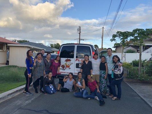 Headed to Bruno Mars concert. Mahalo to all our shuttle passengers who chose Flash Shuttle Service's.