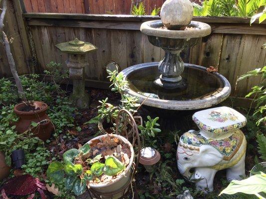 Garden items can bring in many sales from $50-$1500 depending on the items. Customers are always looking garden pots, plants and statuary.