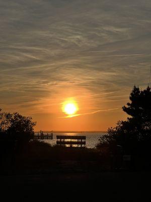 Dinner with a gorgeous view of the LBI sunsets