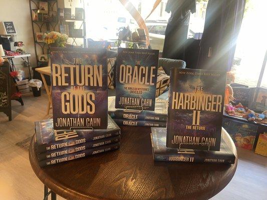 We've Got Jonathan Cahn Books Including His New Explosive NYTimes Bestseller "The Return of the Gods"