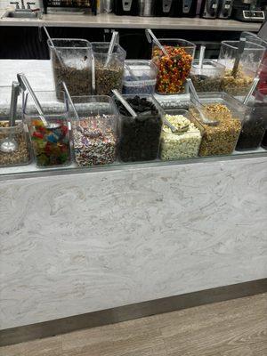 Ice cream selection