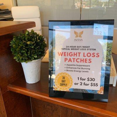 Patch pricing for weight loss!