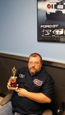 When the weather is cold, we make our production manager provide some of his AWARD WINNING CHILI. 