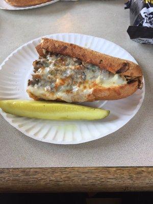 Steak and cheese grinder