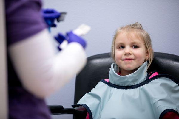 Cute kids getting x-rays!